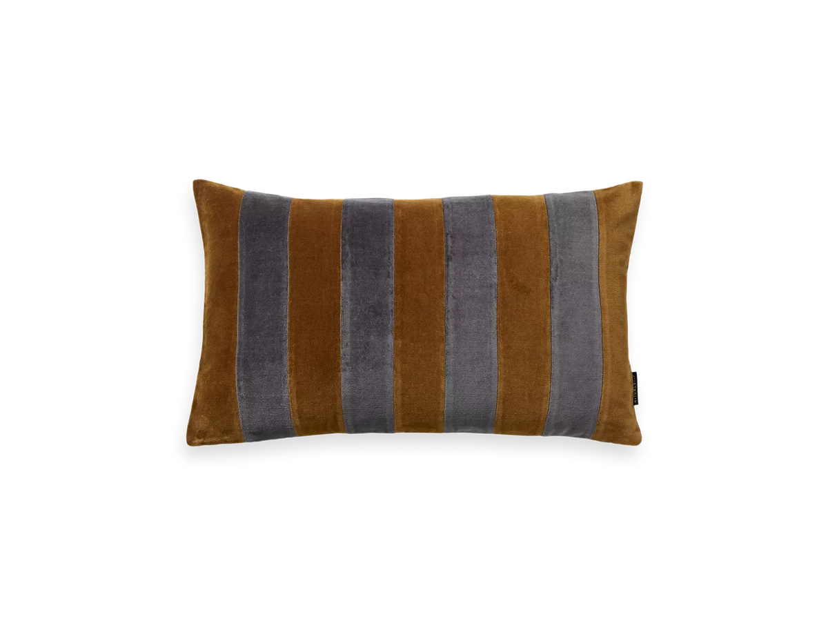 Vellore Cushion Cover Mocha Stripes 50 x 30cm