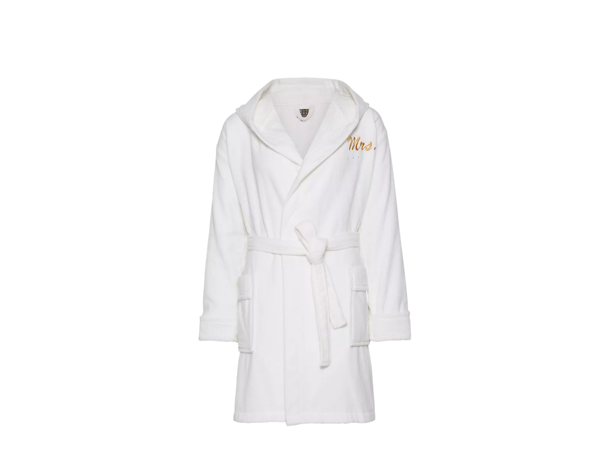 Mrs Bathrobe - White - L