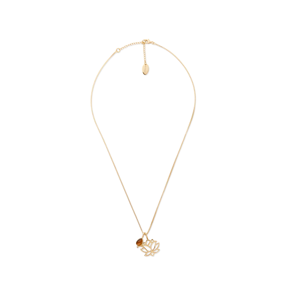 House of Rituals Pendant Necklace gold plated necklace with gemstone