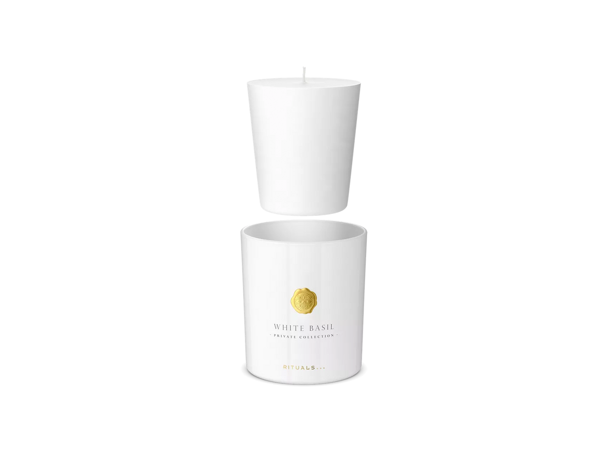 White Basil Refill Scented Candle 360g