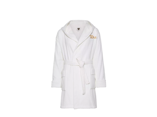 Mrs Bathrobe - White - L