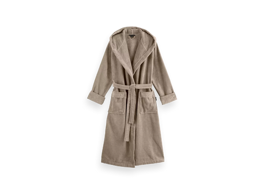 Super Smooth Cotton Bathrobe Women Sand M